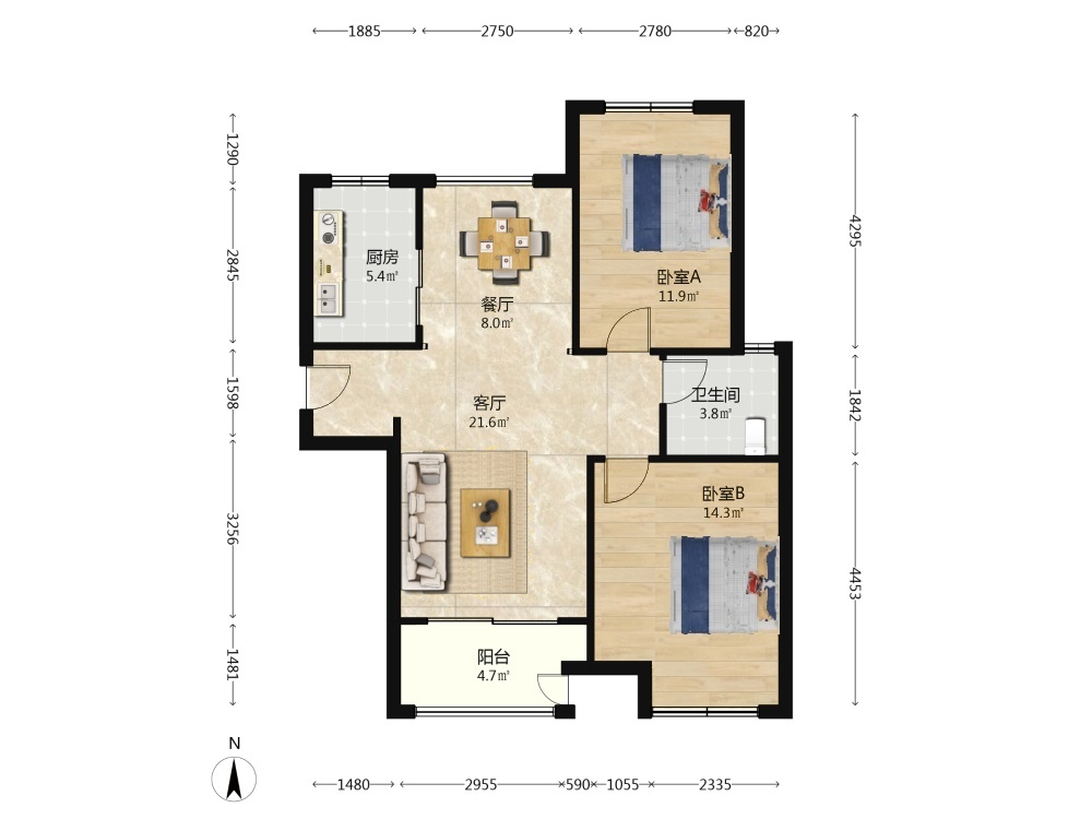 上海新城金郡(二期北区)二手房房源图片