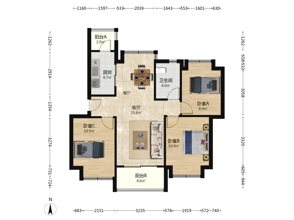 上海合景叠翠峰二期二手房房源图片