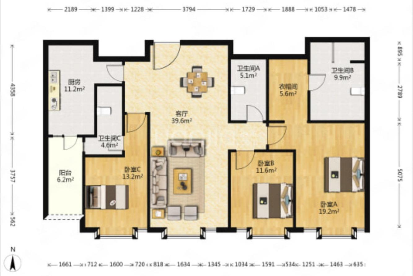 上海九龙仓静安壹号二手房房源图片