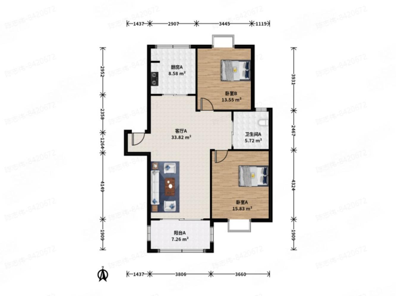上海繁荣苑二手房房源图片