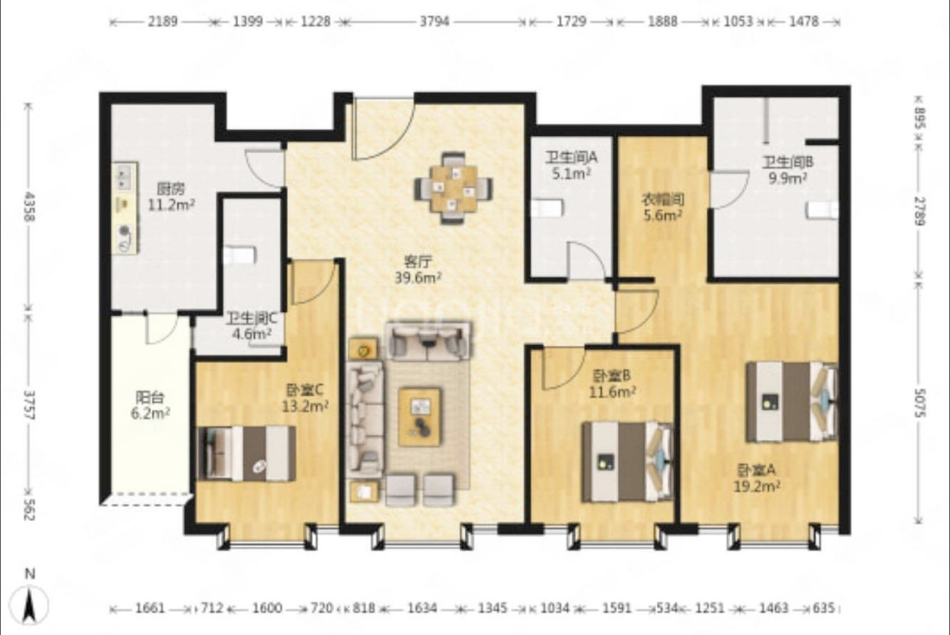 上海九龙仓静安壹号二手房房源图片
