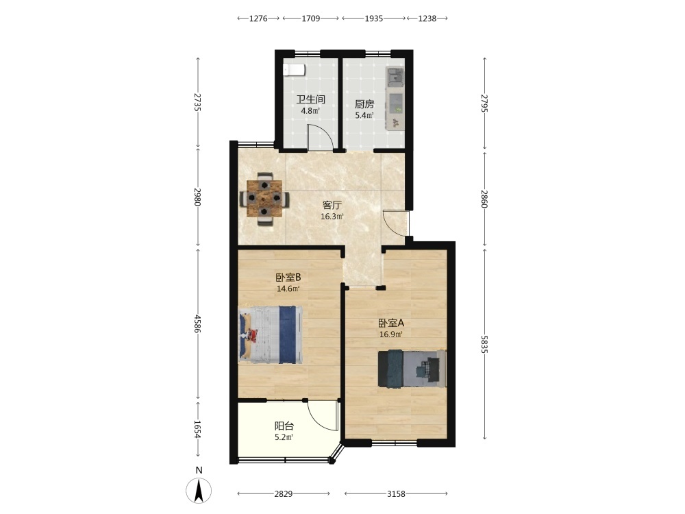 上海华高二村二手房房源图片