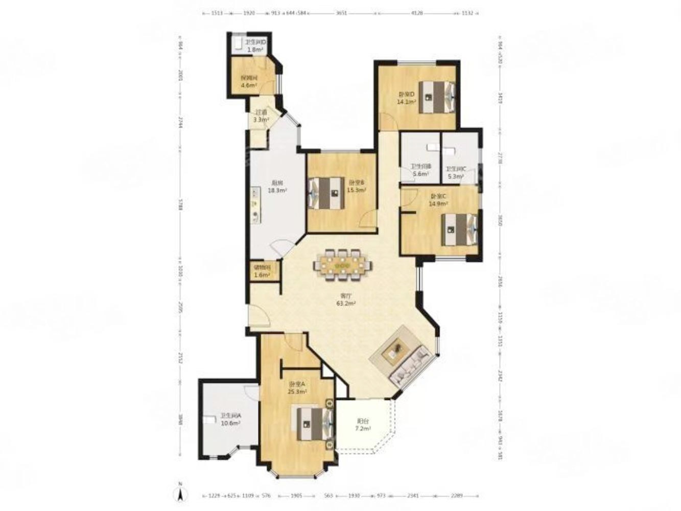 上海华山夏都苑二手房房源图片