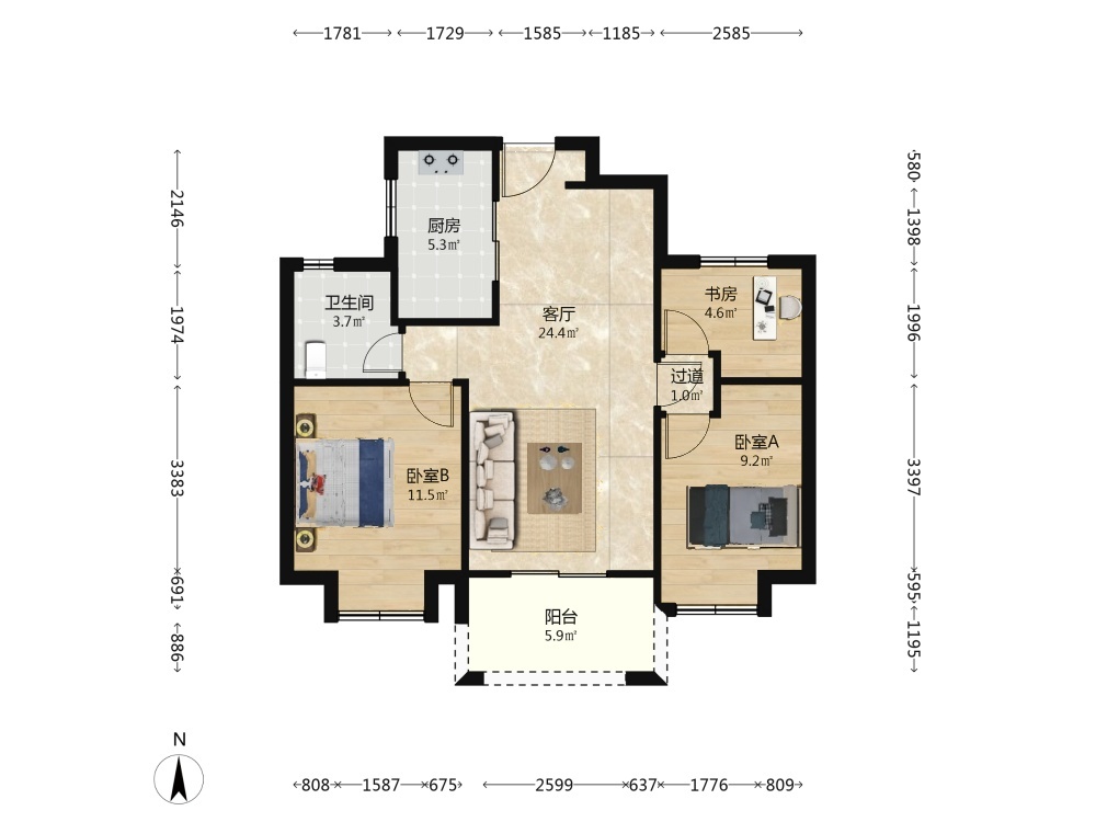 上海绿地天呈二手房房源图片