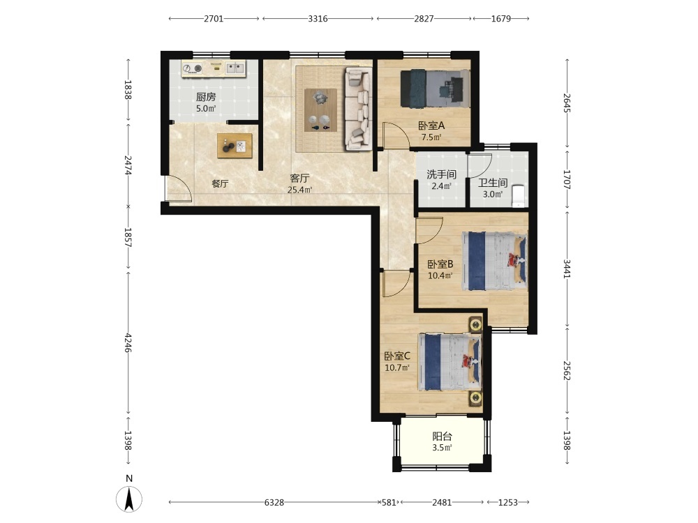 上海练祁佳城阳光嘉苑二手房房源图片