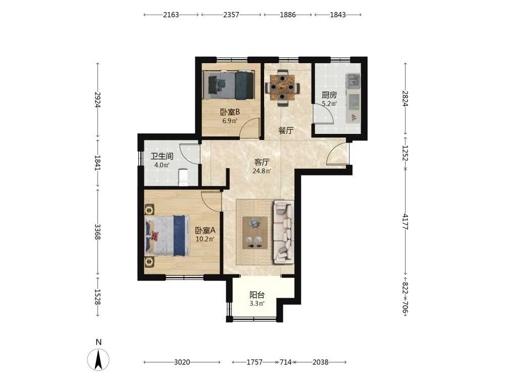 上海练祁佳城嘉盛园(一期)二手房房源图片