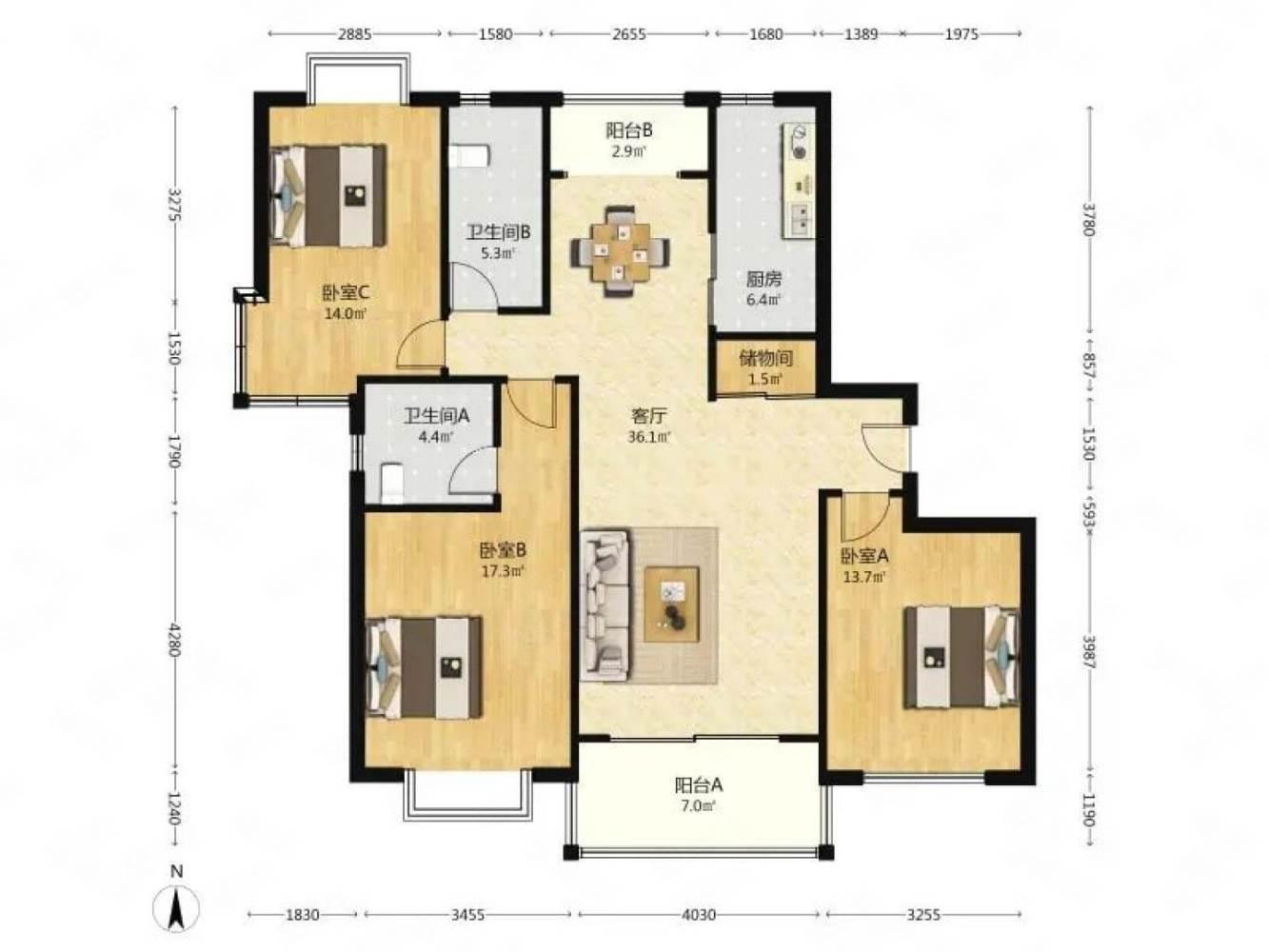 上海长春新苑二手房房源图片
