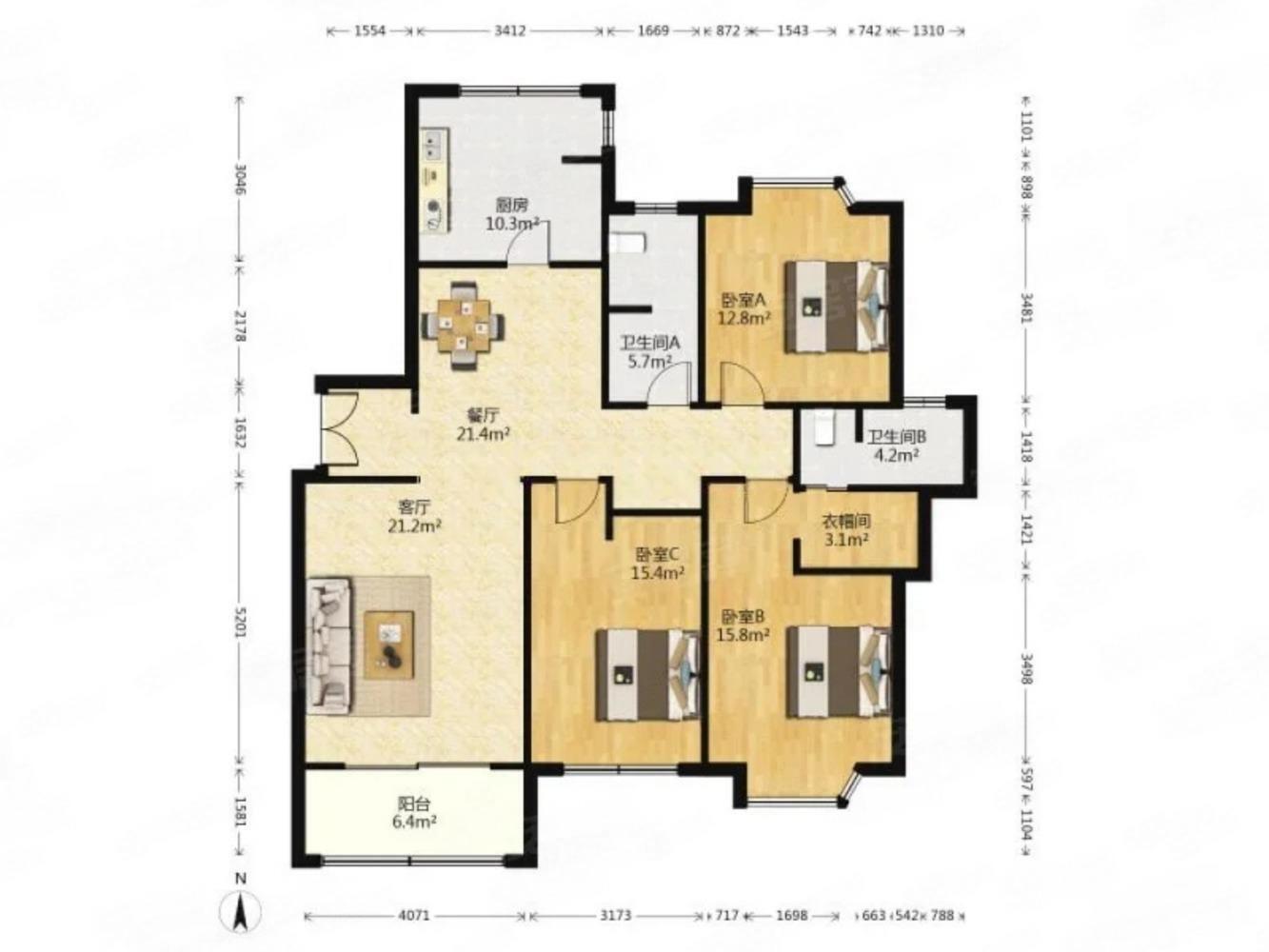 上海长春新苑二手房房源图片