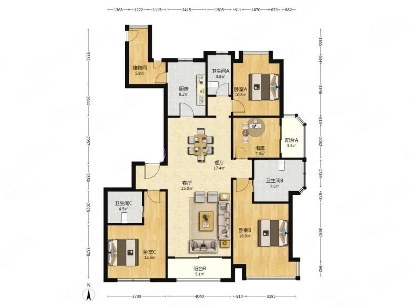 上海徐汇公园道壹号二手房房源图片