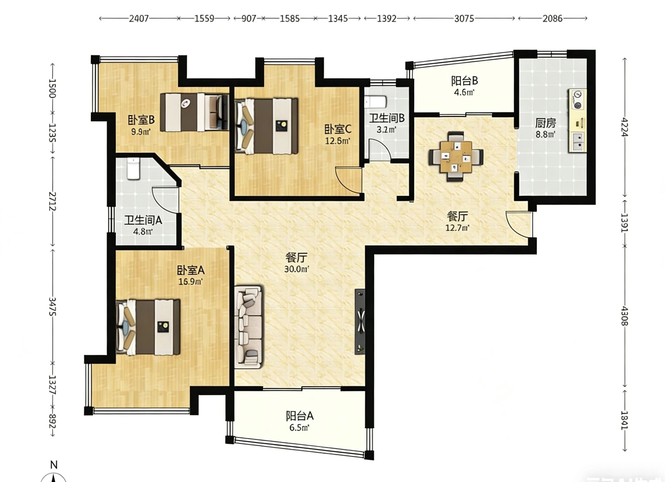 上海淡水湾花园二手房房源图片