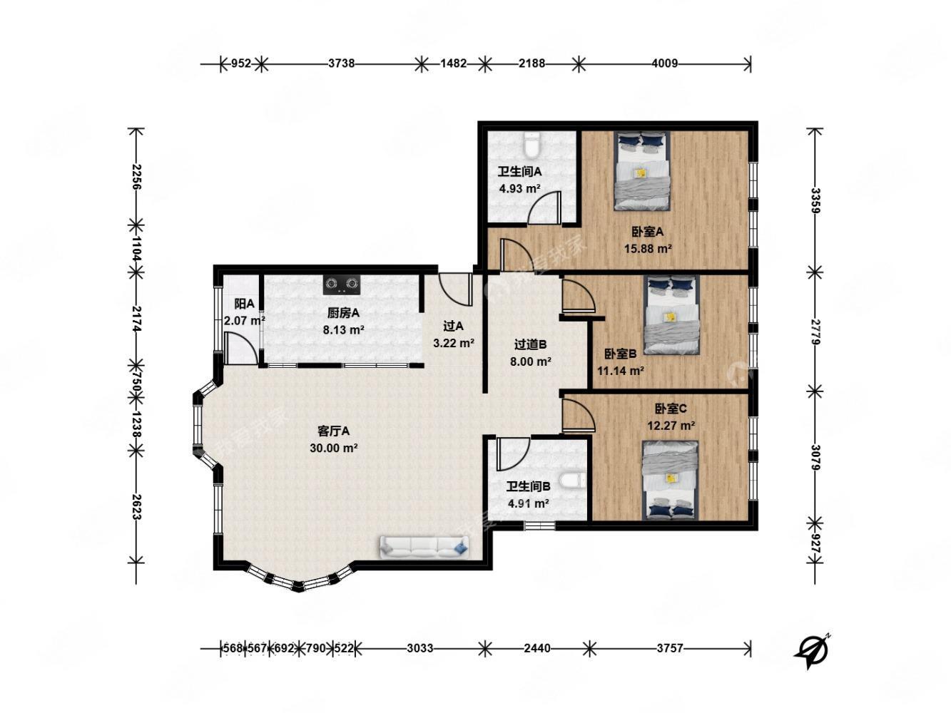 上海梧桐花园B座二手房房源图片
