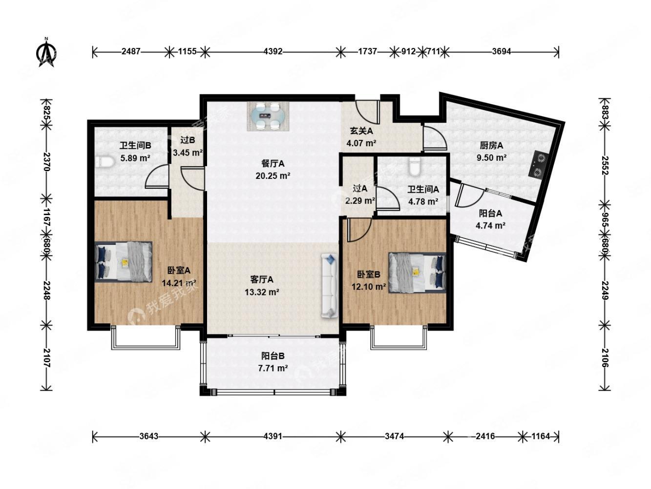 上海国际丽都城二手房房源图片