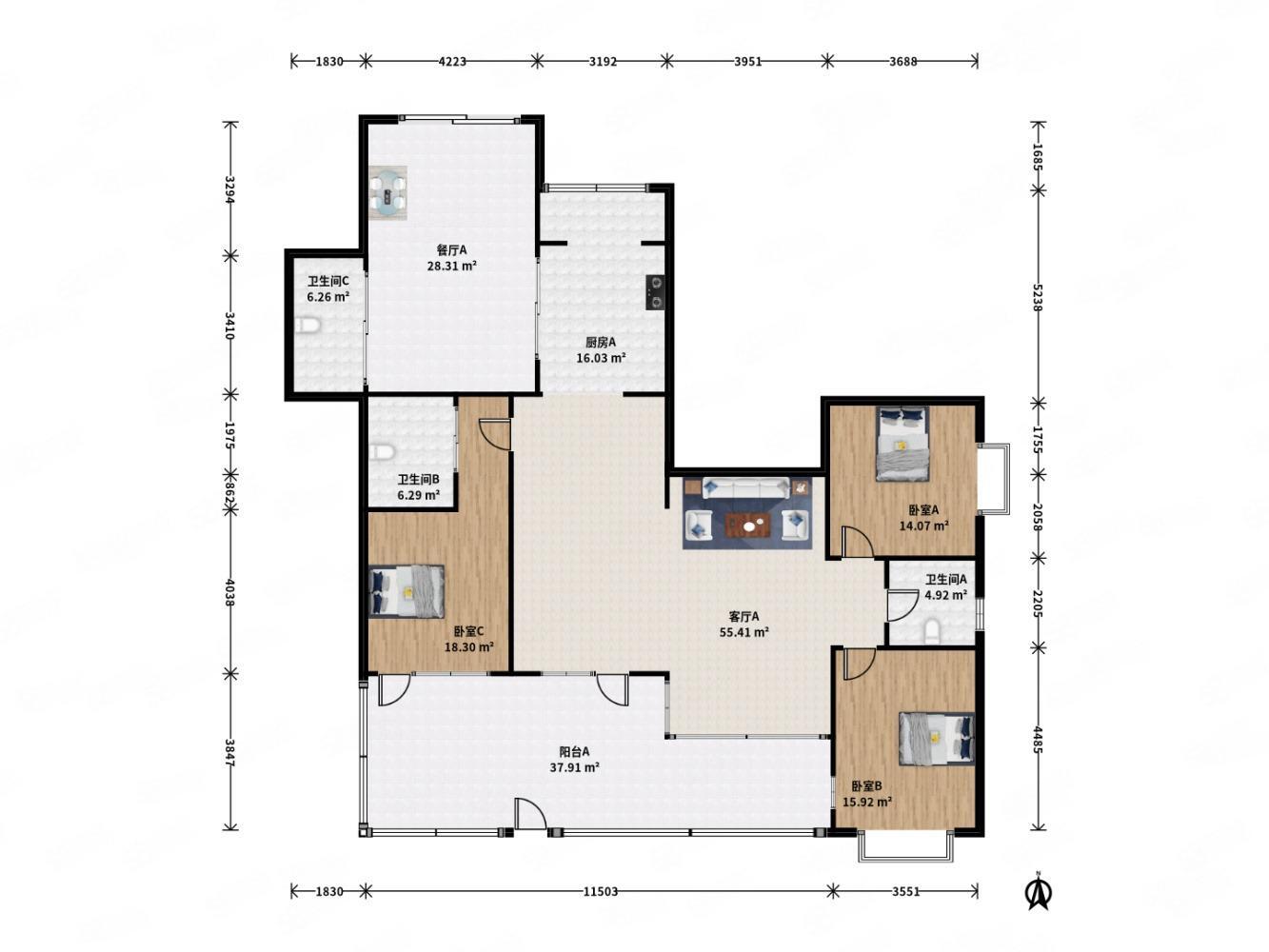上海中凯城市之光（静安）二手房房源图片