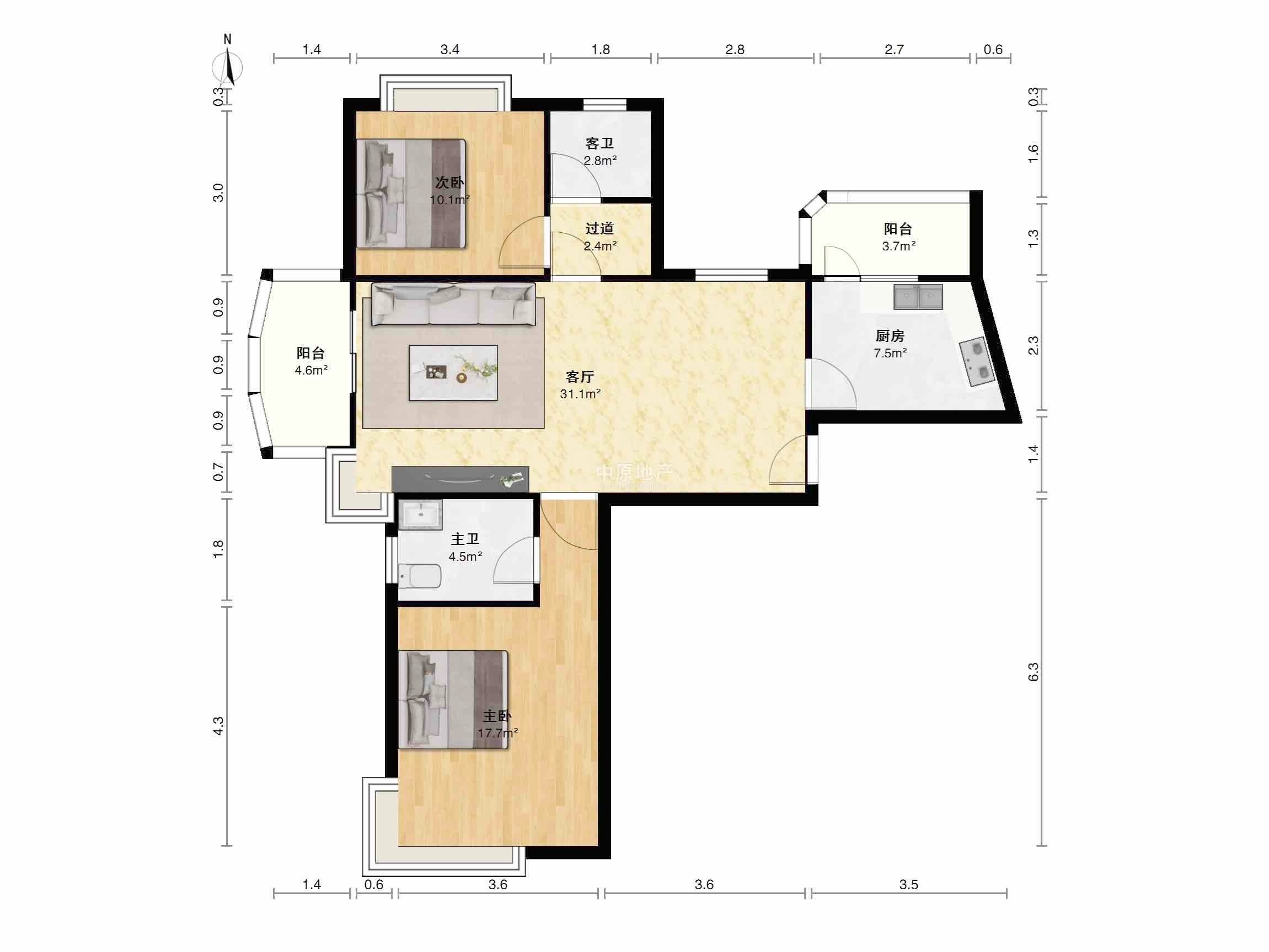 上海国际丽都城二手房房源图片