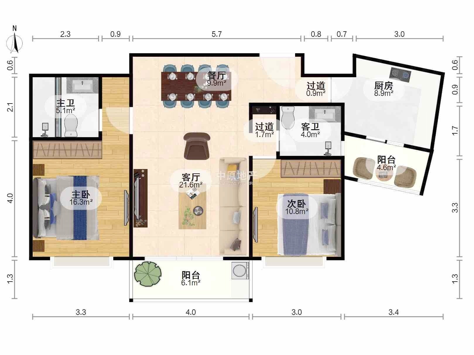 上海国际丽都城二手房房源图片