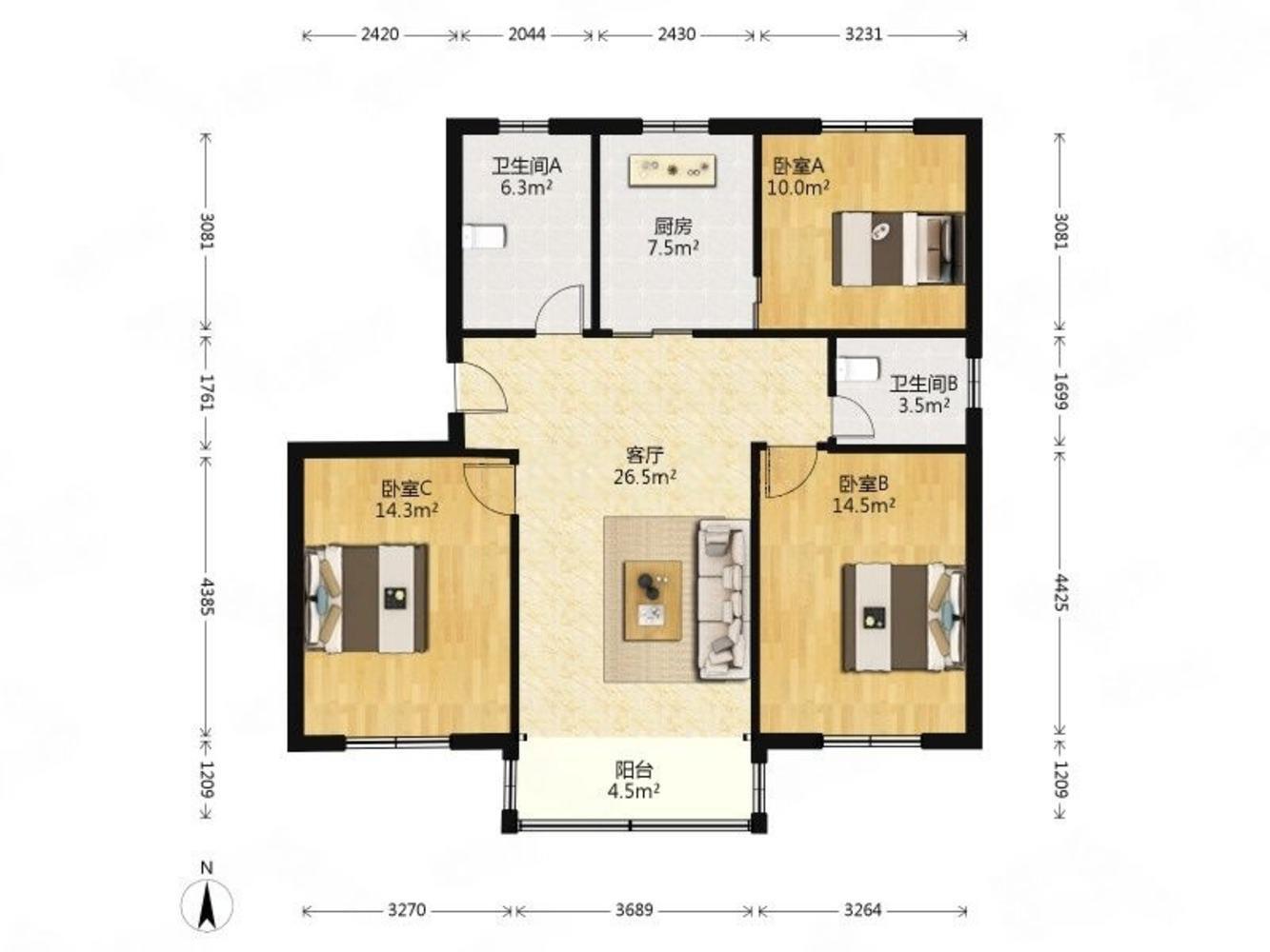 上海徐家汇花园二手房房源图片