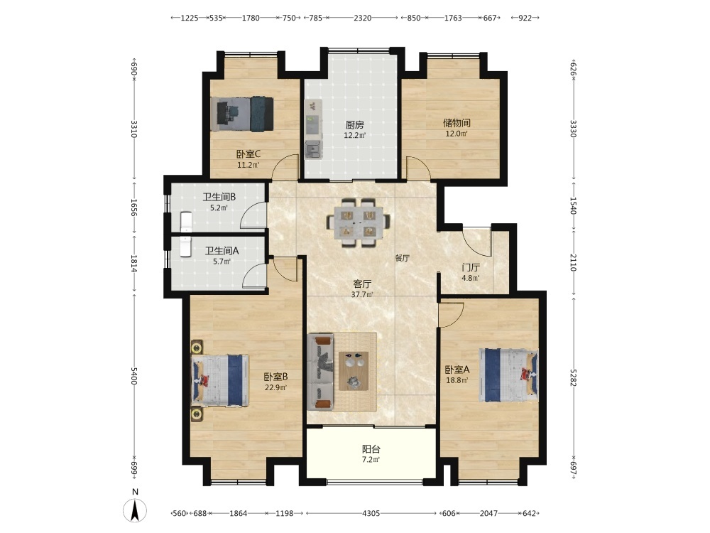 上海大成名庭二手房房源图片