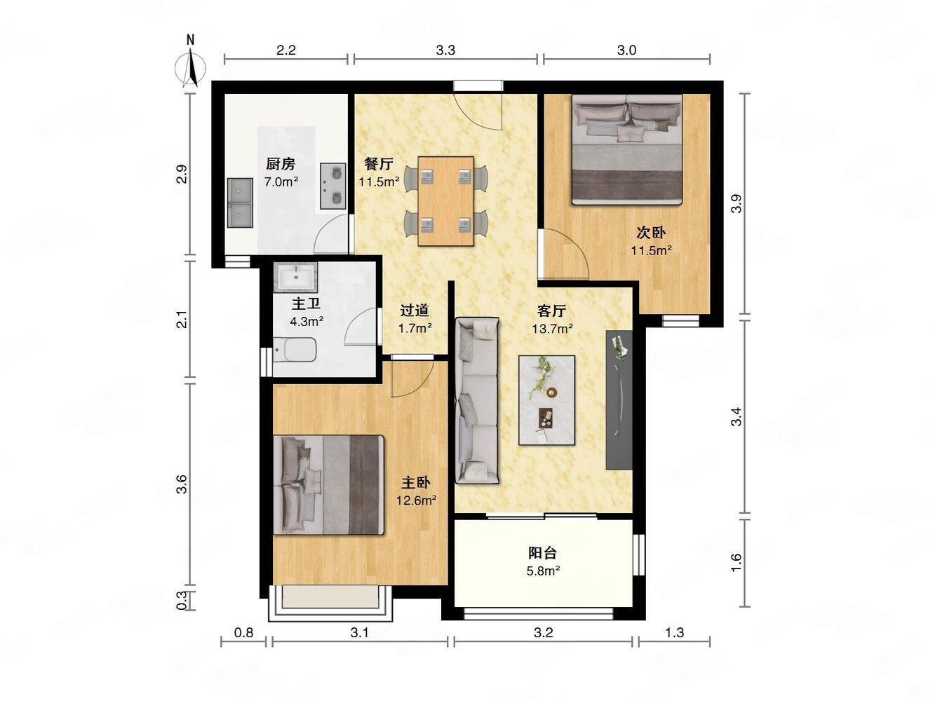 上海海杨公寓二手房房源图片