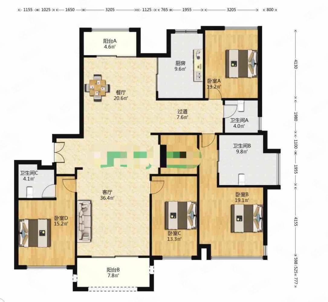 上海中粮瑞虹海景壹号二手房房源图片