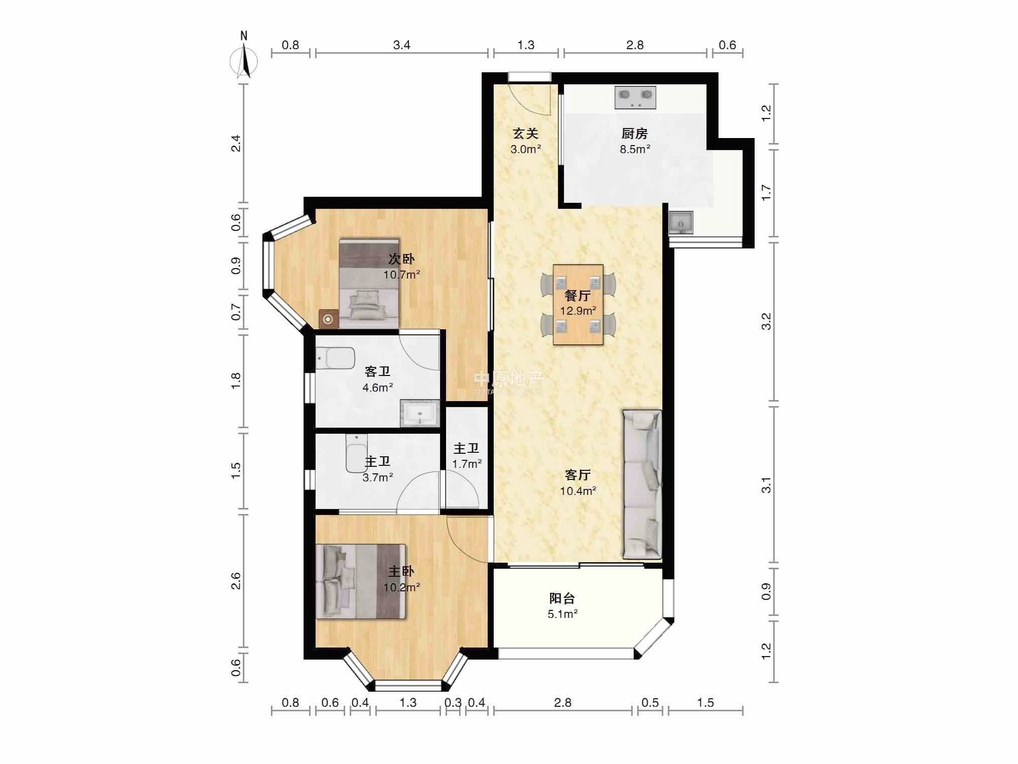 上海东方巴黎霞飞苑二手房房源图片