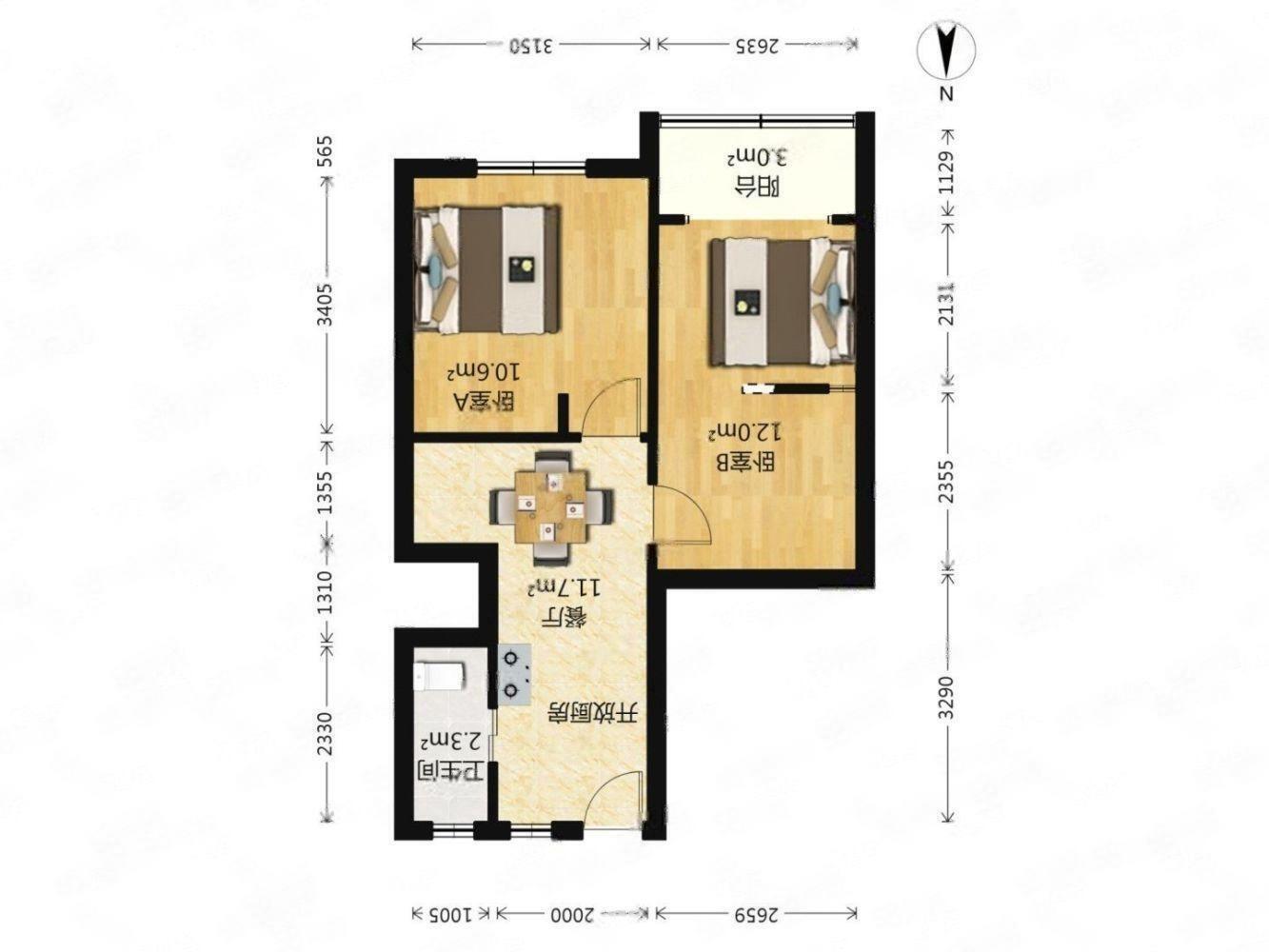 上海人民小区二手房房源图片
