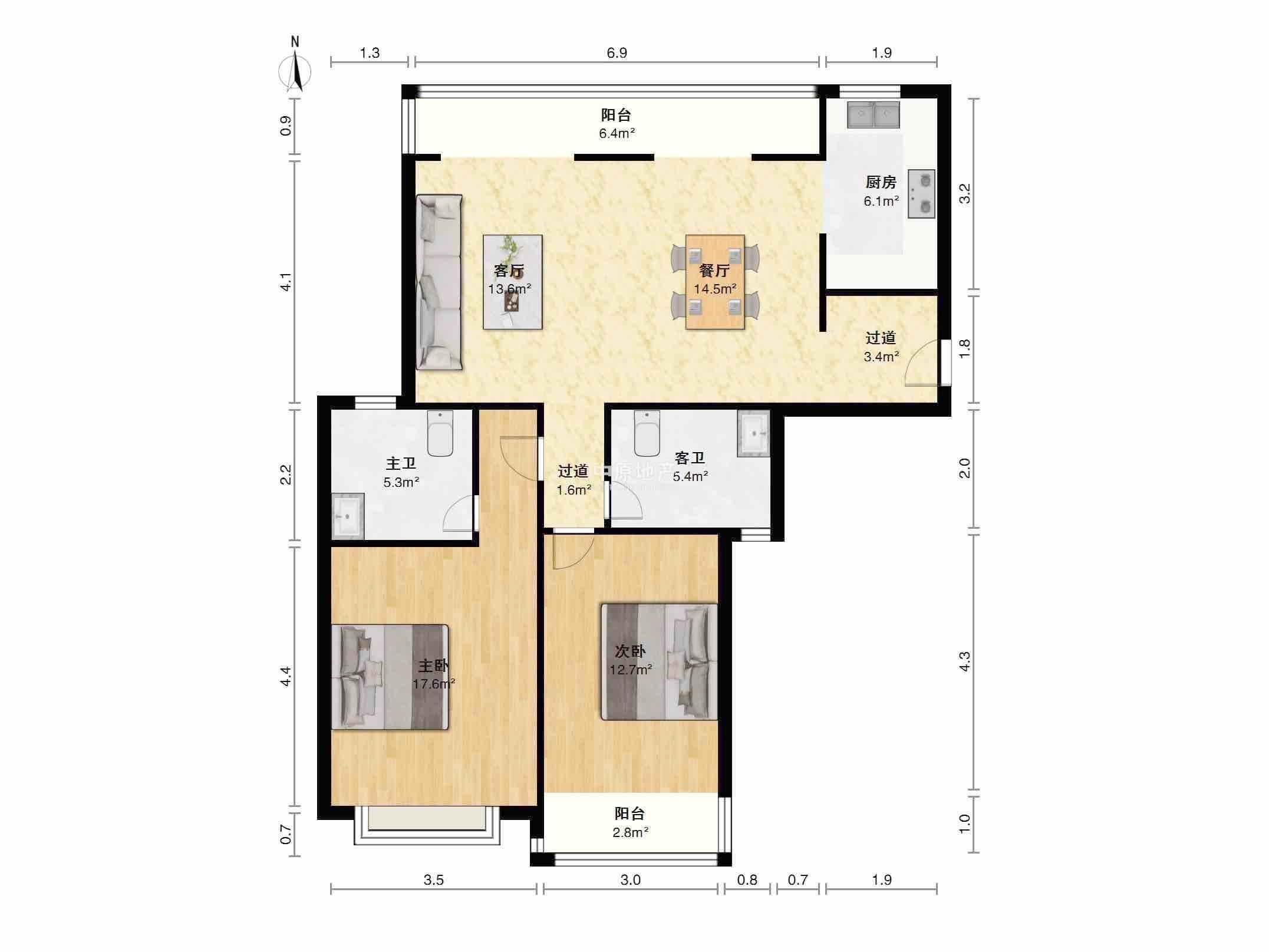 上海古北嘉年华庭(南区)二手房房源图片