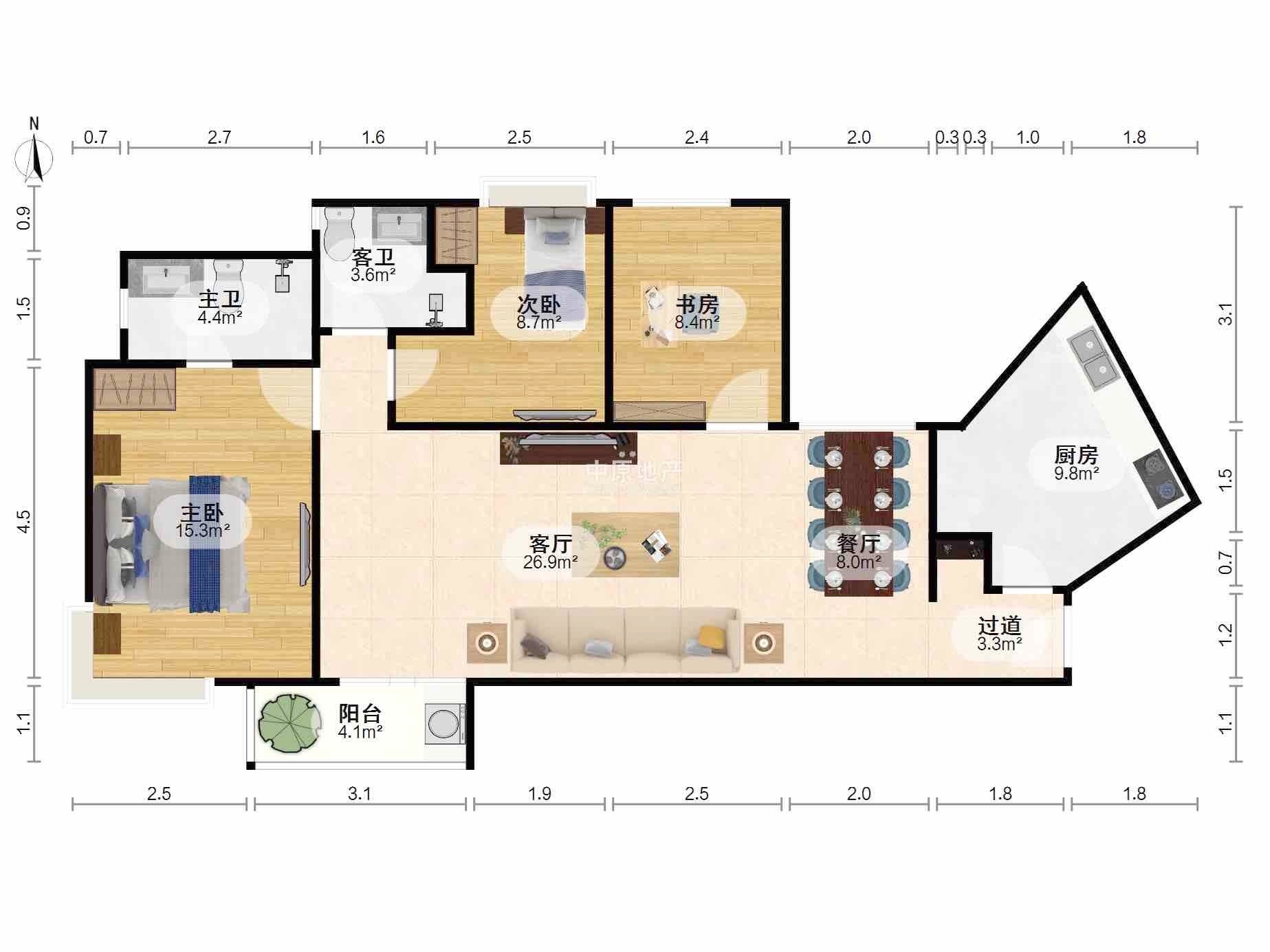 上海东方曼哈顿世纪豪庭二手房房源图片
