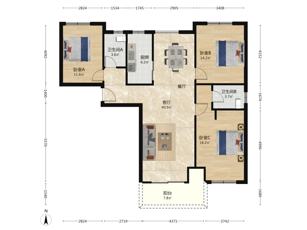 上海天居玲珑湾二手房房源图片