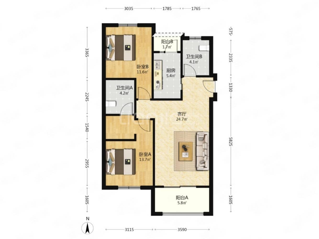 上海创智坊(三期南区)二手房房源图片