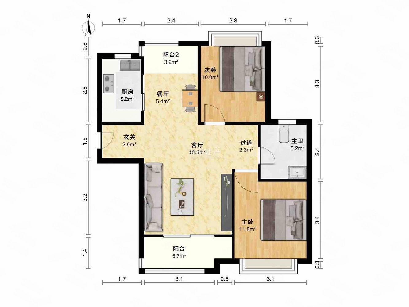 上海滨江晶典二手房房源图片