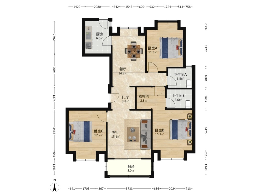 上海大成名庭二手房房源图片