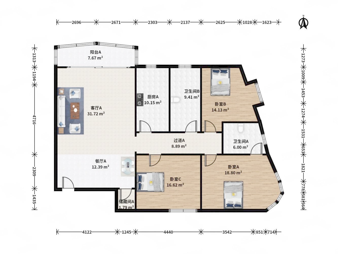 上海艺术公寓二手房房源图片