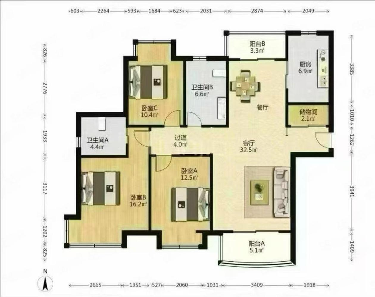 上海中通雅苑二手房房源图片