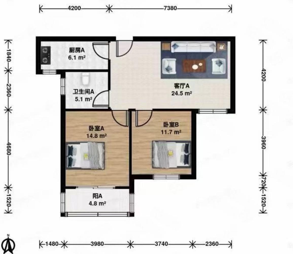 上海金海华城华美新苑二手房房源图片