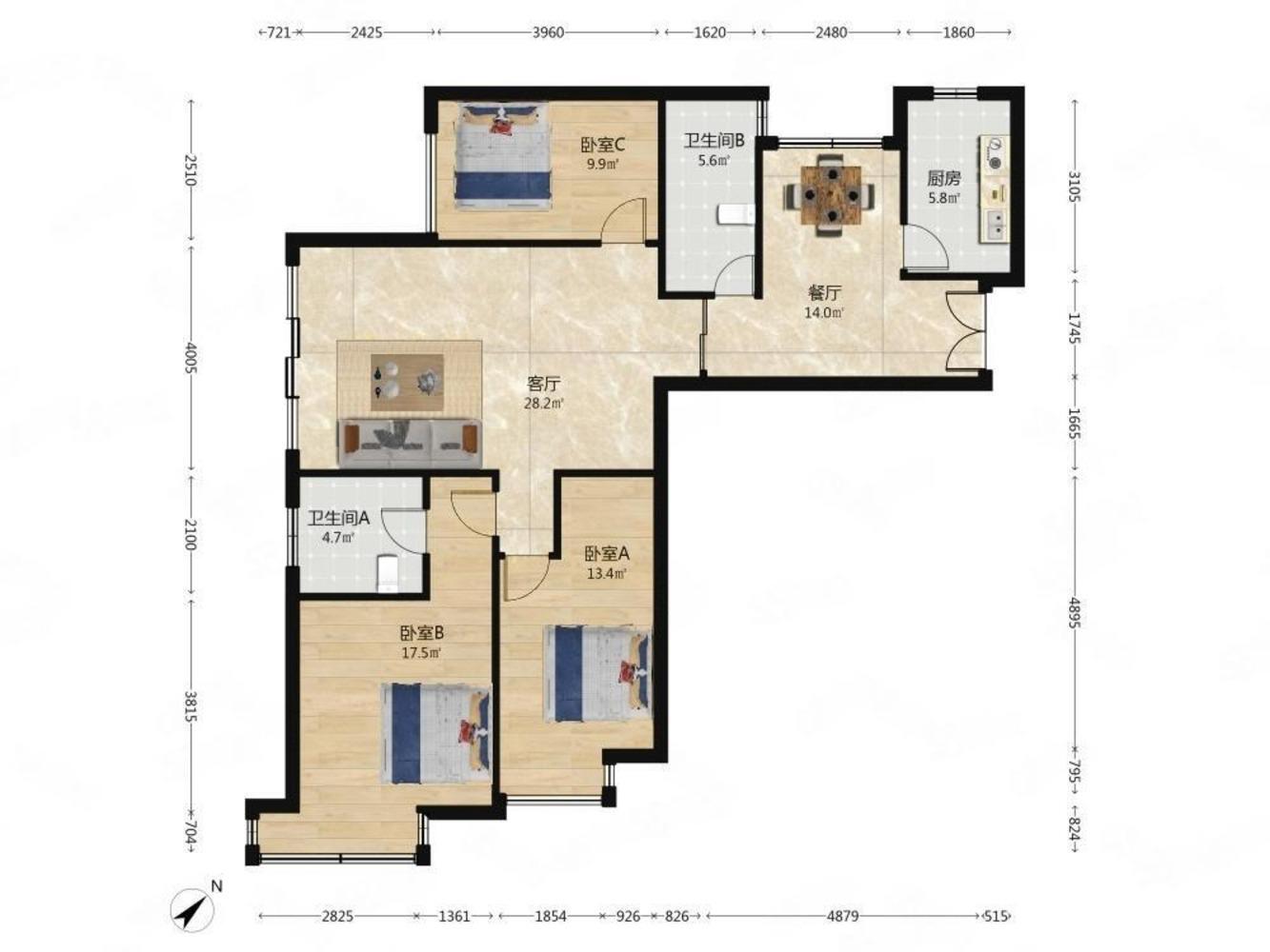 上海和平花苑二手房房源图片