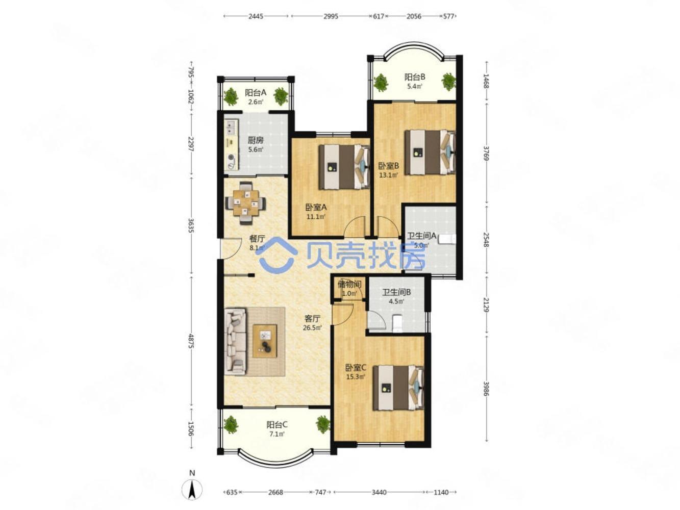 上海东银茗苑二手房房源图片