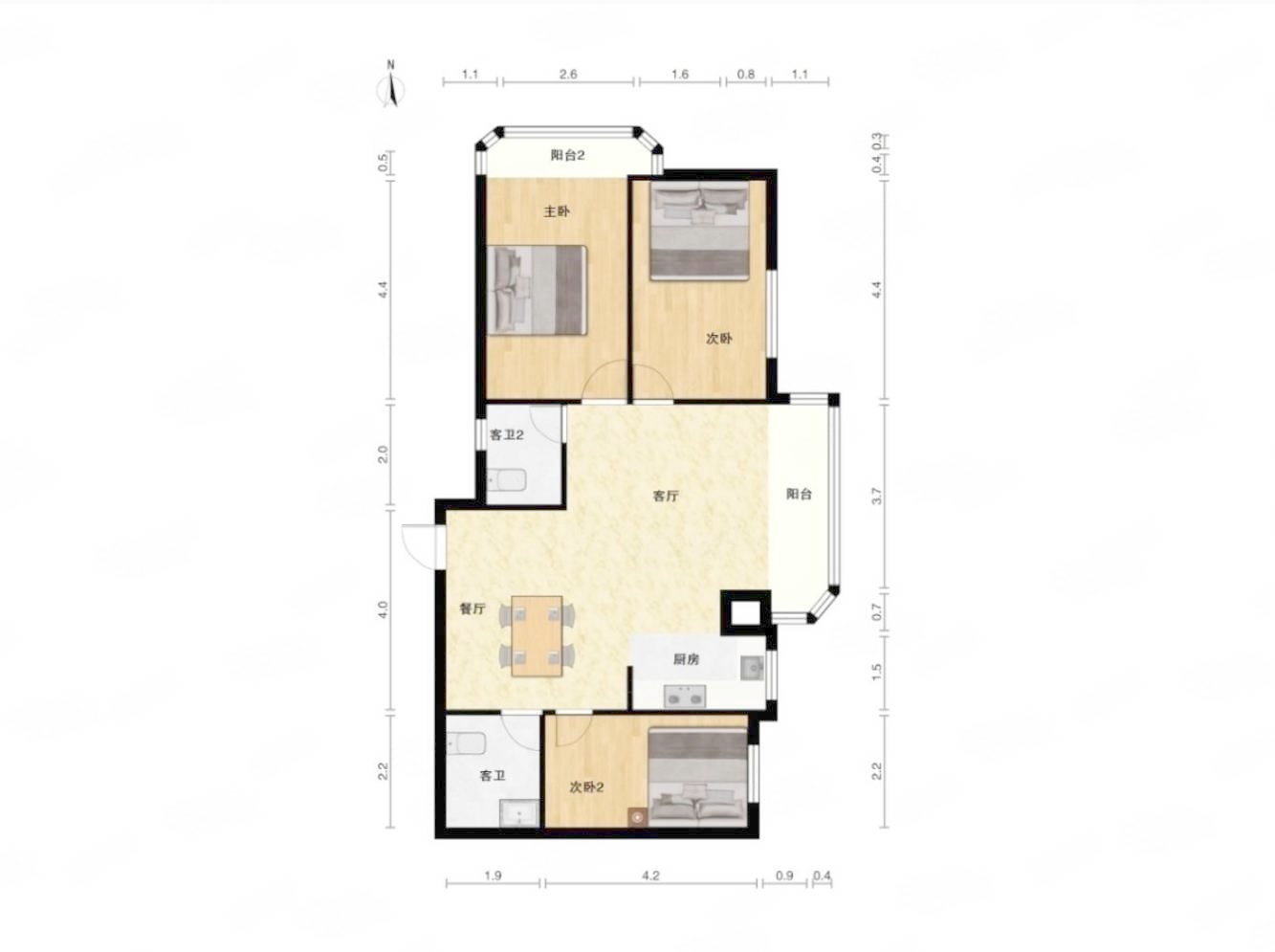 上海襄乐大厦二手房房源图片