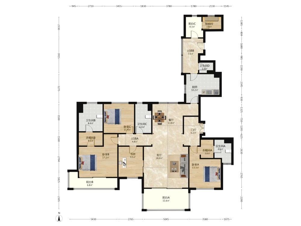 上海中粮天悦壹号二手房房源图片