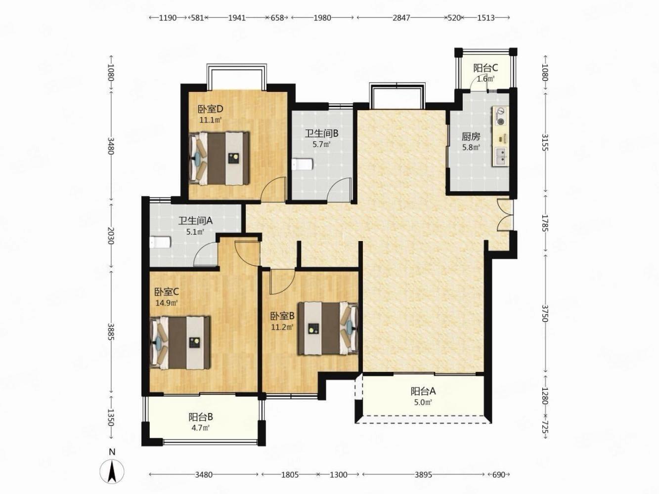 上海宝地东花园二手房房源图片
