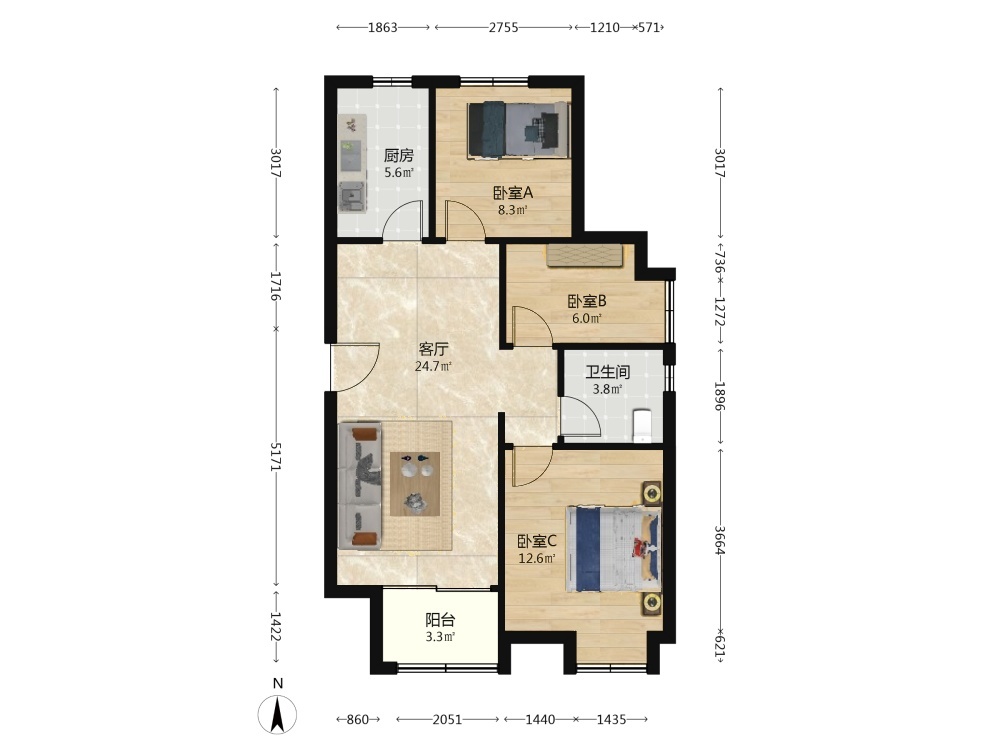 上海大成名庭二手房房源图片