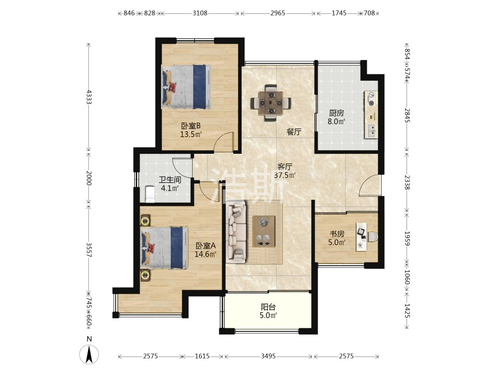 上海保利海上五月花(公寓住宅)二手房房源图片