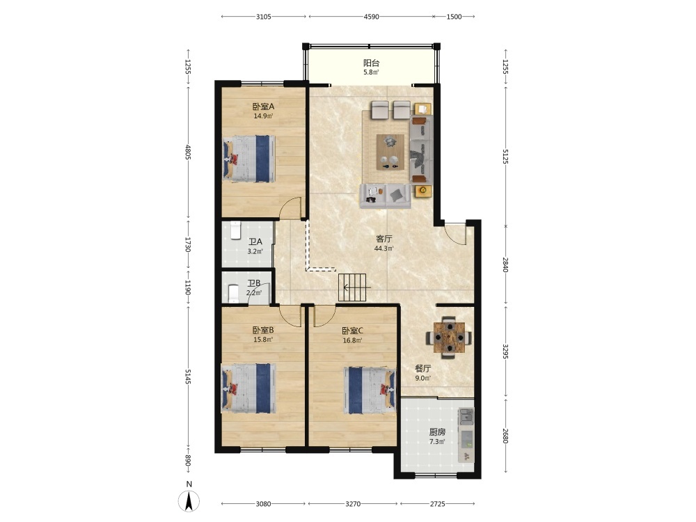 沈阳安检法小区二手房房源图片