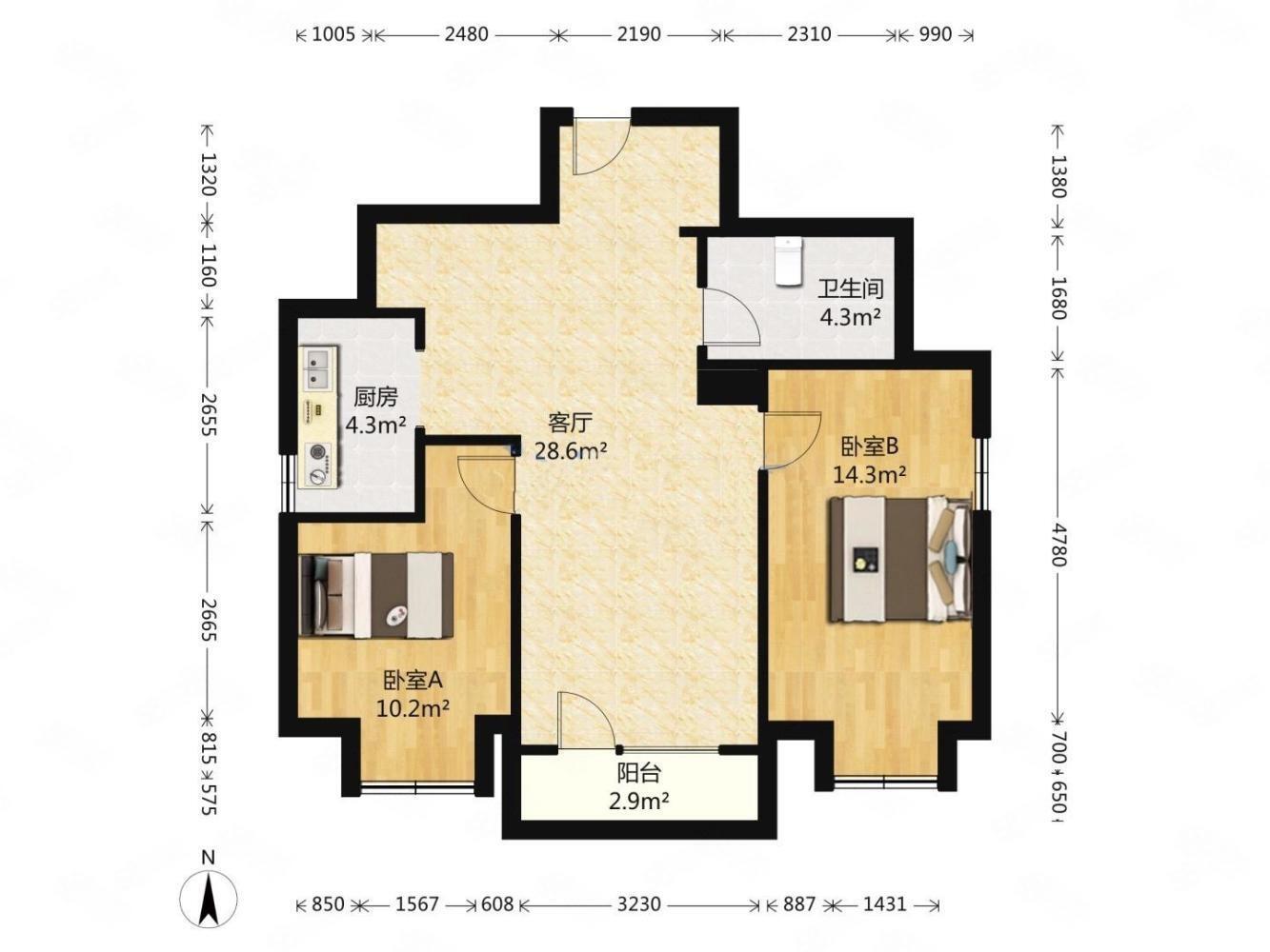 沈阳世茂五里河二手房房源图片