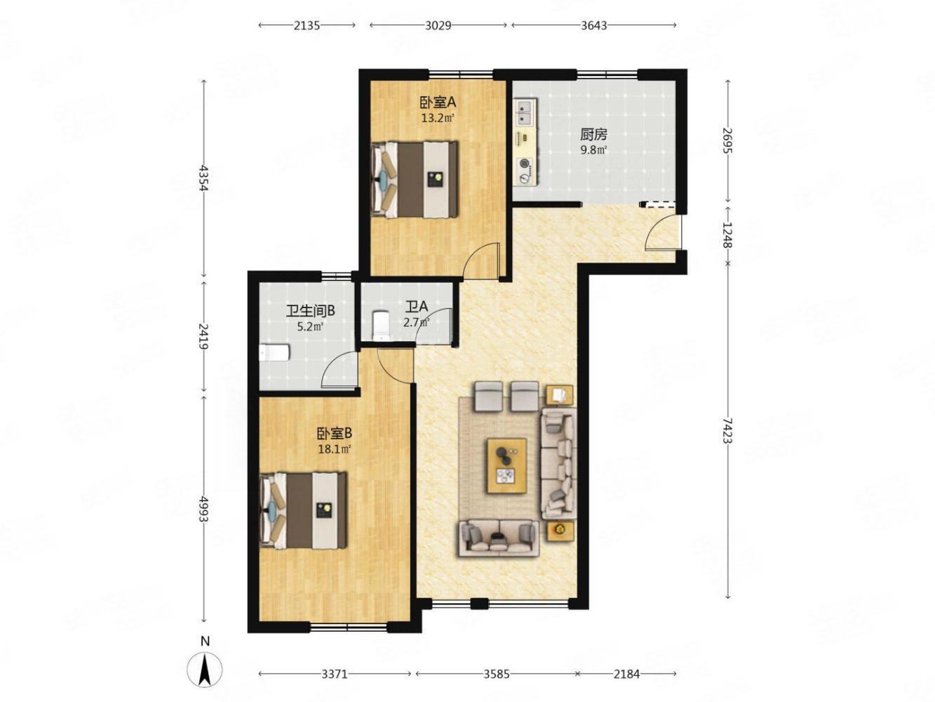 沈阳五里河城二手房房源图片