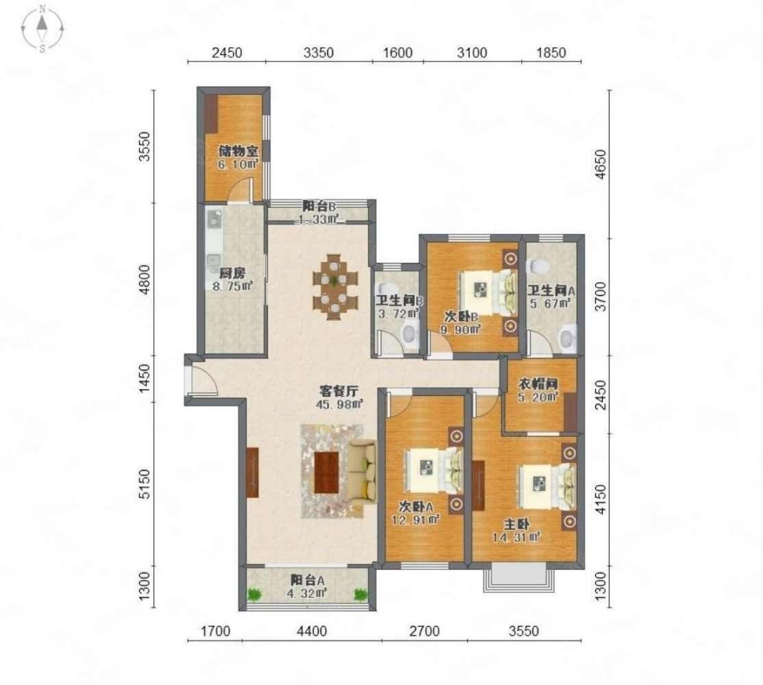 沈阳世茂五里河二手房房源图片