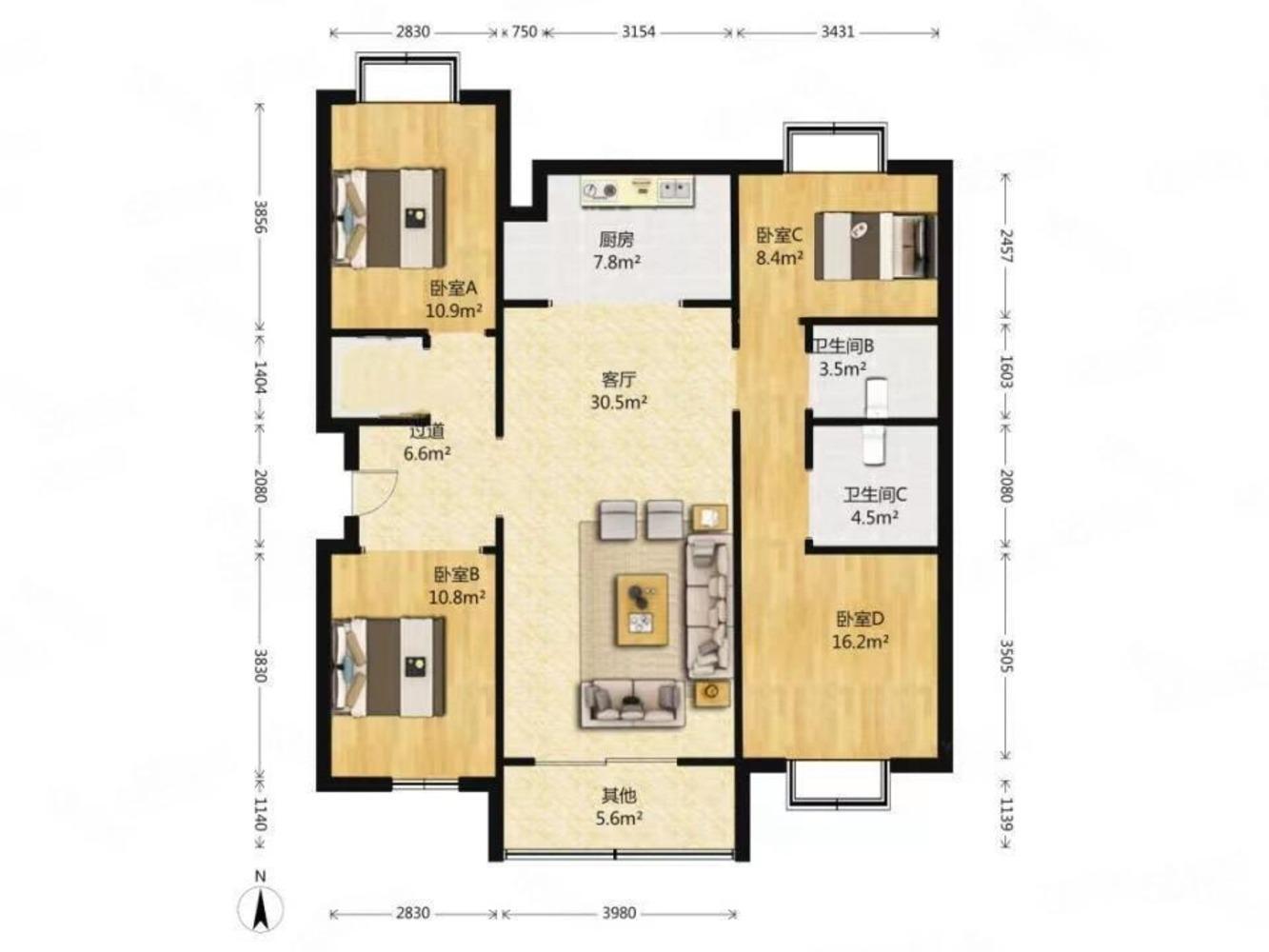 沈阳世茂五里河二手房房源图片