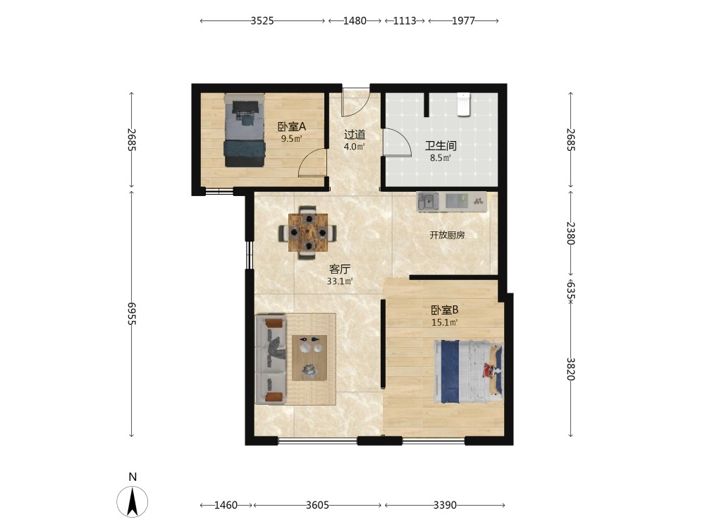 沈阳世茂新五里河二手房房源图片