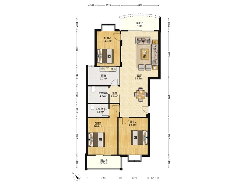 武汉三星阳景园二手房房源图片