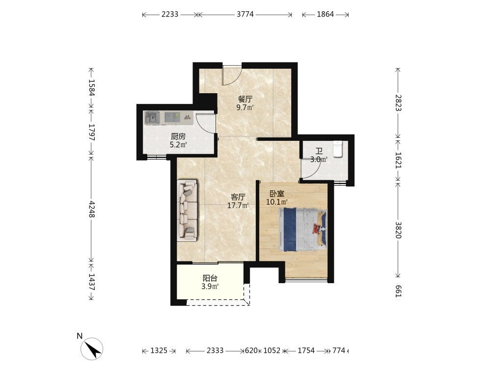 武汉福星惠誉星誉国际二手房房源图片