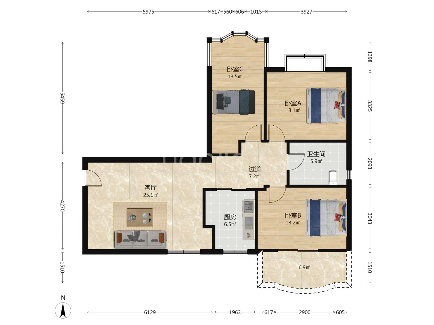 武汉六合新界二手房房源图片